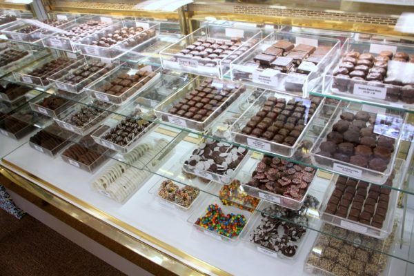 Ruth's Hallmark Shop Medford NJ chocolate candy display