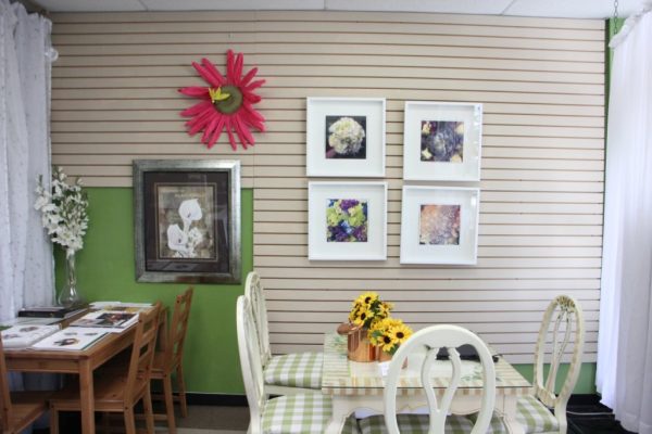 Cavello Floral Co Mt Laurel NJ wall flower table framed prints