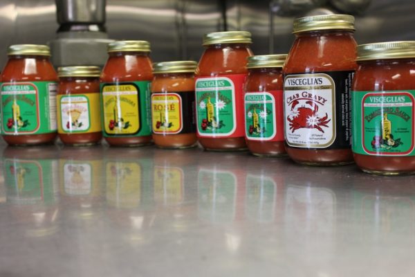Visceglia Deli Williamstown NJ tomato sauce jars