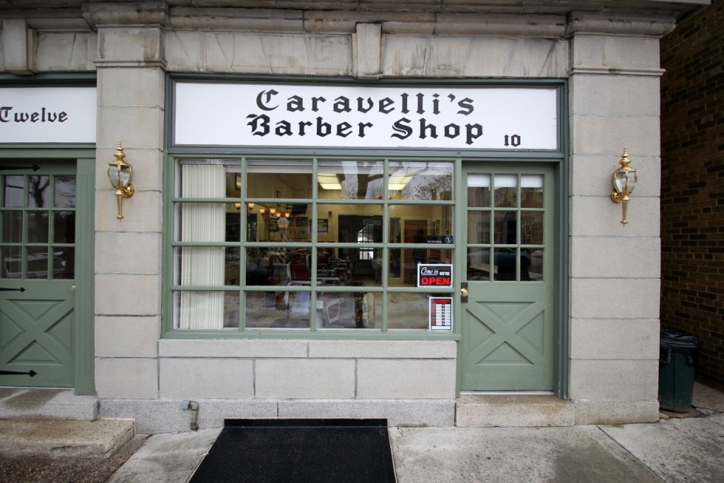 Caravelli Brothers Haddonfield NJ Barber Shop store front