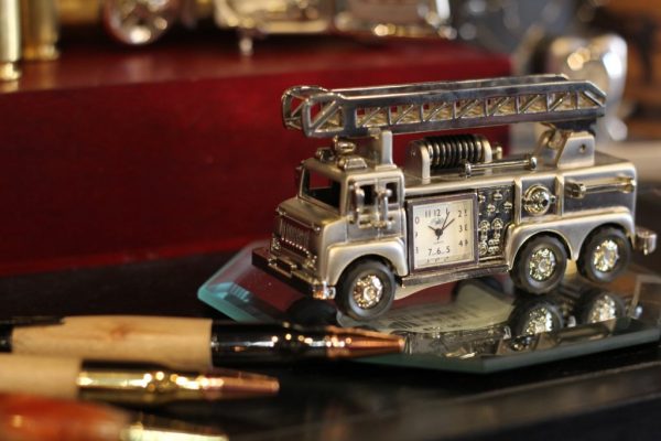 Amixx Boutique Gift Shop Haddonfield NJ minature fire engine clock