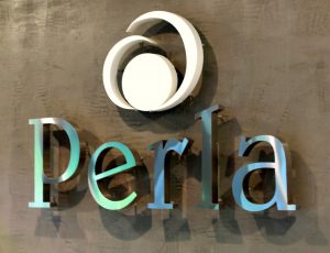 Perla Restaurant San Juan Puerto Rico logo sign