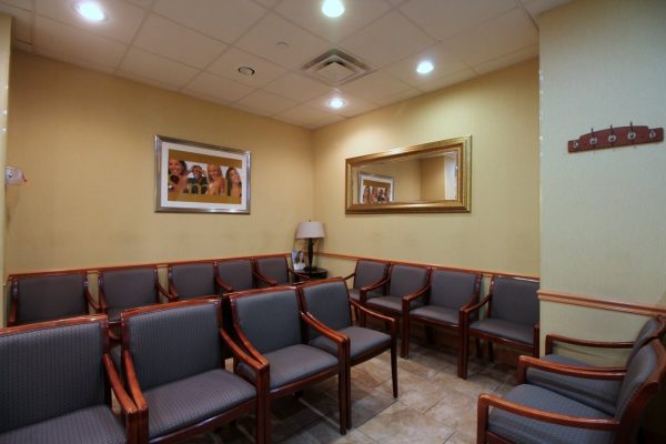 American Dental Office Hicksville, NY reception waiting room
