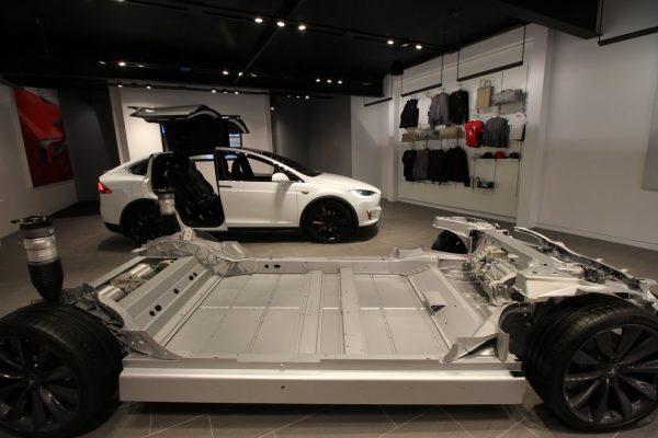 Tesla Greenwich CT car dealer chassis