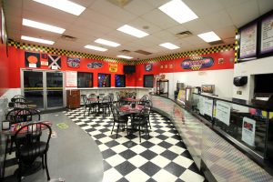 Karts Indoor Raceway Lake Ronkonkoma, NY go-kart track rest stop cafe