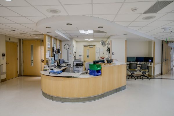 Maternal and Infant Care Clinic at UWMC Seattle, WA Obstetrician Gynecologist nurses desk