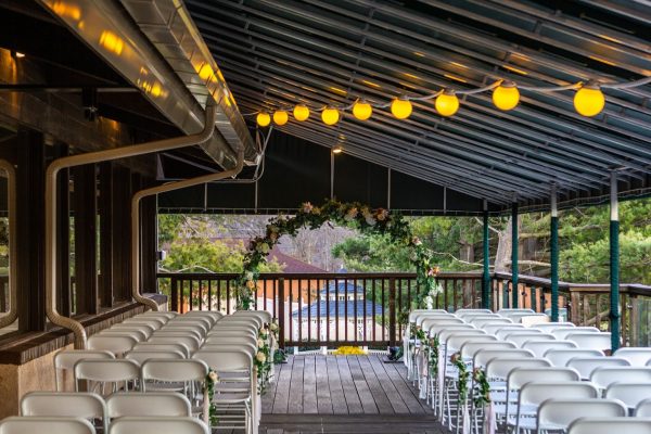 balcony wedding at Country Club Events by Marco's - Pennsauken, NJ - Banquet Hall