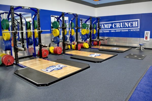 Crunch Fitness Gym in North Charleston, SC squat rack