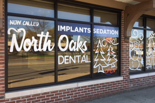 North Oaks Dental Office in Royal Oak, MI front window