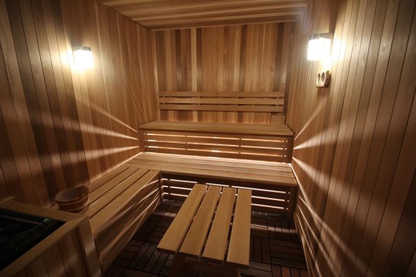 Club house Sauna at The Forge at Glassworks Apartment Complex in Cliffwood, NJ
