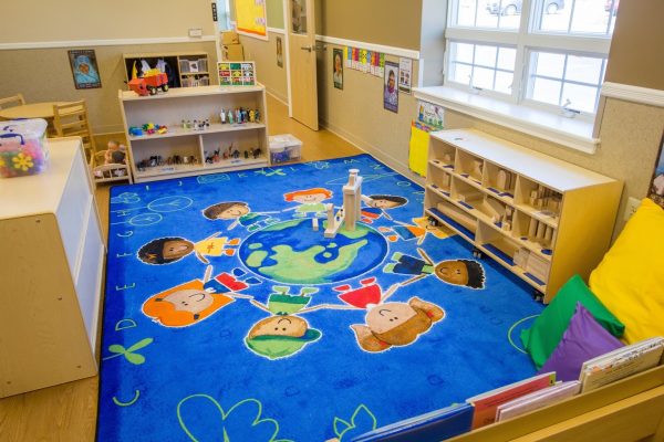 Lightbridge Academy pre-school in Cherry Hill, NJ classroom rug
