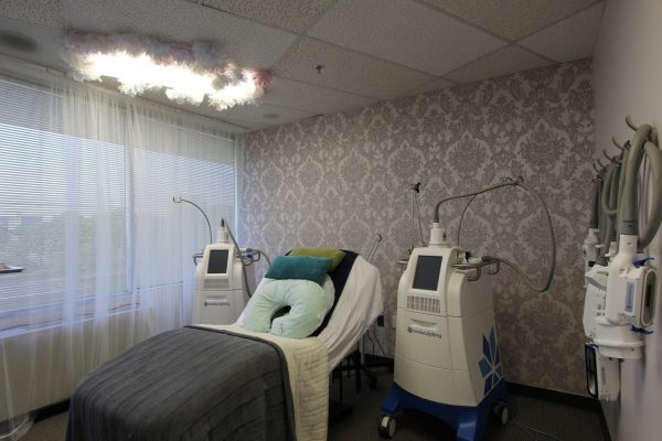 exam room at Prolase Medispa medical spa in Fairfax, VA