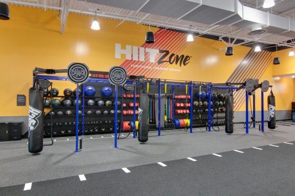 hit zone heavy bag training ground at Crunch Fitness Midlothian Gym and Health Club in Richmond, VA