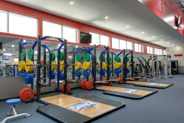 squat racks at Crunch Fitness Midlothian Gym and Health Club in Richmond, VA