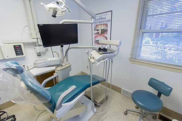 Exam room dental chair in Dental Arts Group Dentist in Pitman, NJ