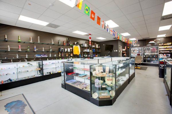 interior of Free Smoke Vape and Smoke Shop on Indian Trail Lilburn Rd Norcross, GA