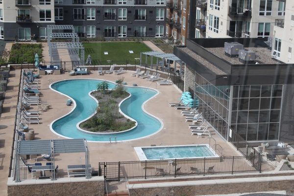pool at Talo Apartments in Golden Valley, MN