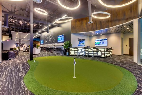 putting green at Parsons Xtreme Golf store PXG in Scottsdale, AZ