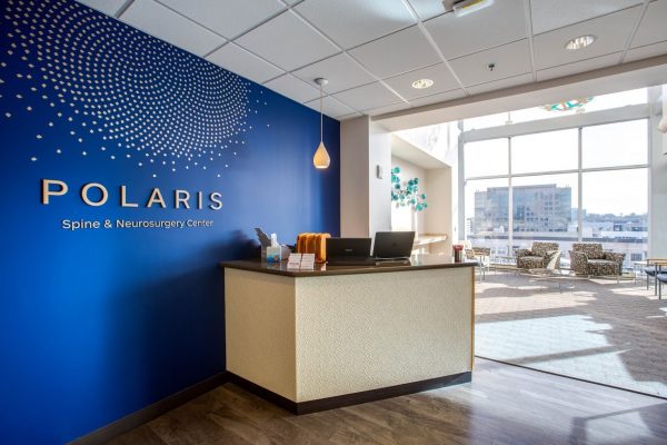 reception desk at Polaris Spine & Neurosurgery Center in Atlanta, GA