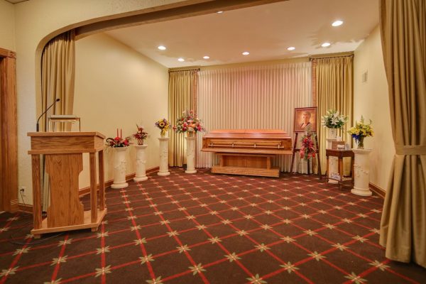 viewing room at Wenig Funeral Homes in Sheboygan Falls, WI