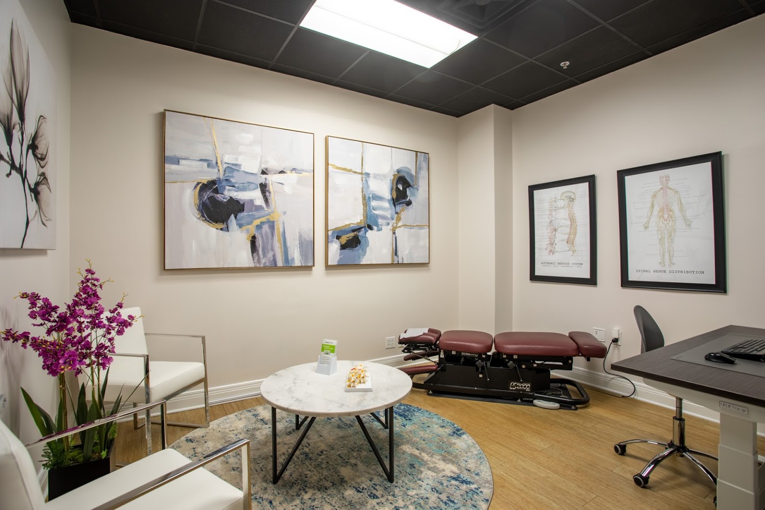 chiropractor office at Crist Chiropractic in Franklin, TN