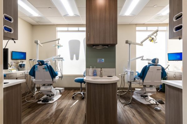 dentist chairs exam rooms at Doc Dental Smiles Dentistry in Menifee, CA