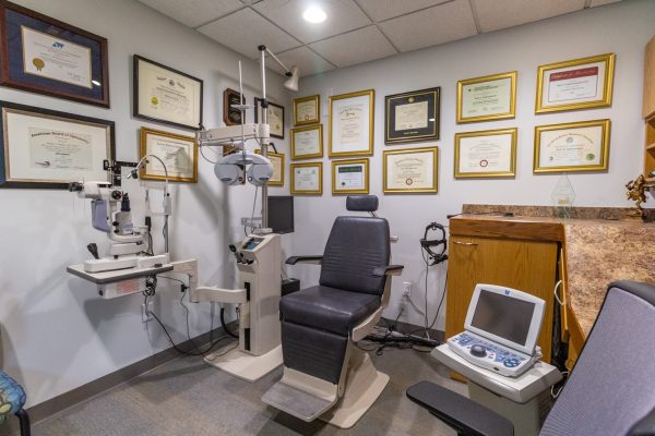 optometrist exam chair The Eye Center At Jackson NJ