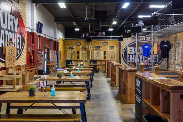 seating Bury the Hatchet Cherry Hill - Axe Throwing in NJ