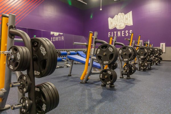 weights Crunch Fitness Gym in Timonium, MD