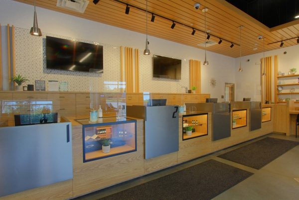 Counter at BEYOND : HELLO 360 Tour for Cannabis Dispensary in Manassas, VA
