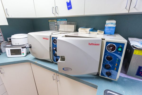 tuttnauer 2340 sterilization machine at Concerned Dental Care of Westchester in Yonkers, NY