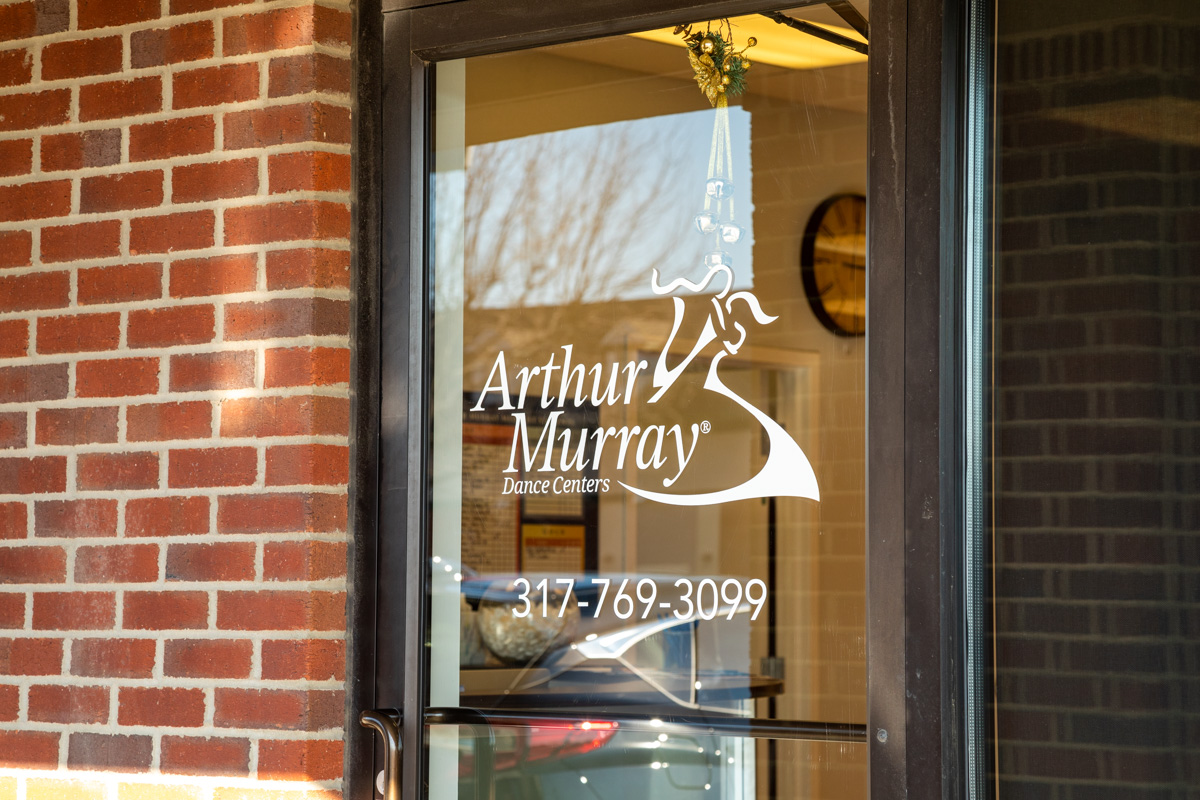 door sign of Arthur Murray Dance Studio of Carmel, IN