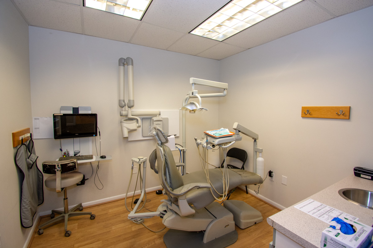 dental exam room at Preferred Dental of Cromwell, CT Dentist