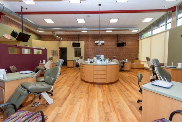 examination room at Rosenberg Orthodontics in West Hartford, CT Dentist