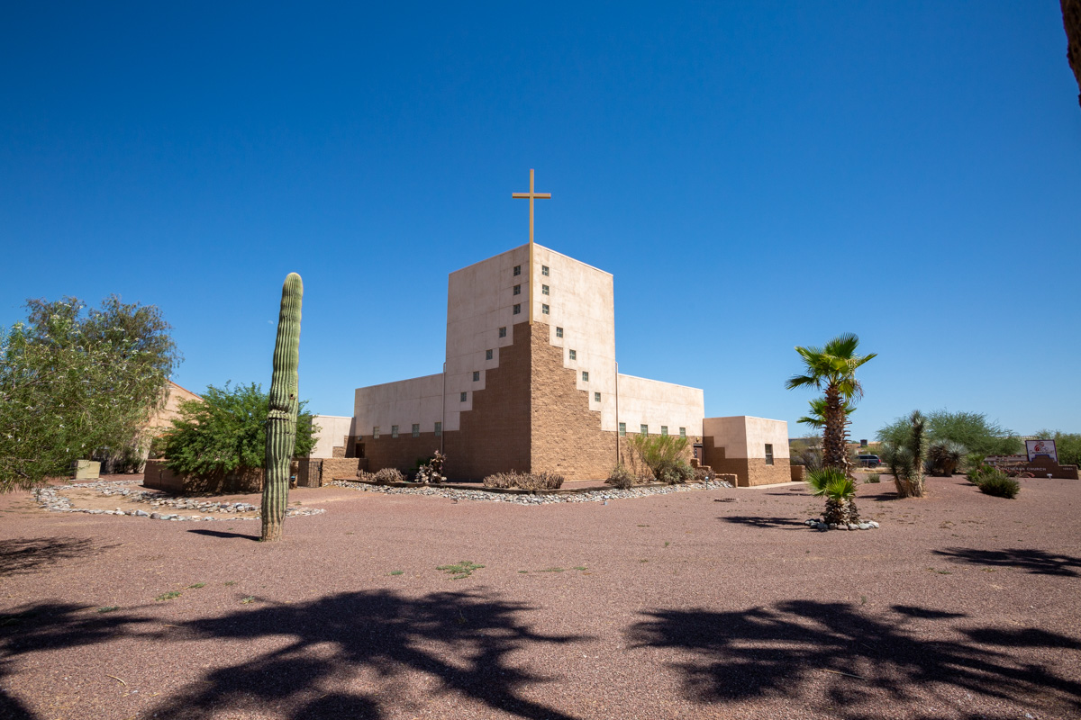 exterior of Central Lutheran Church, Arizona City, AZ Religious Place of Worship