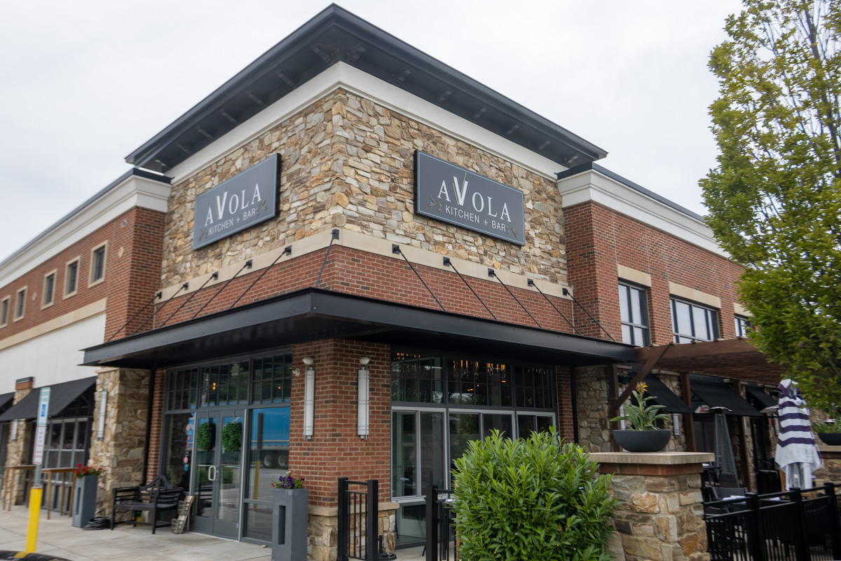 exterior storefront of Avola Kitchen + Bar Malvern, PA restaurant