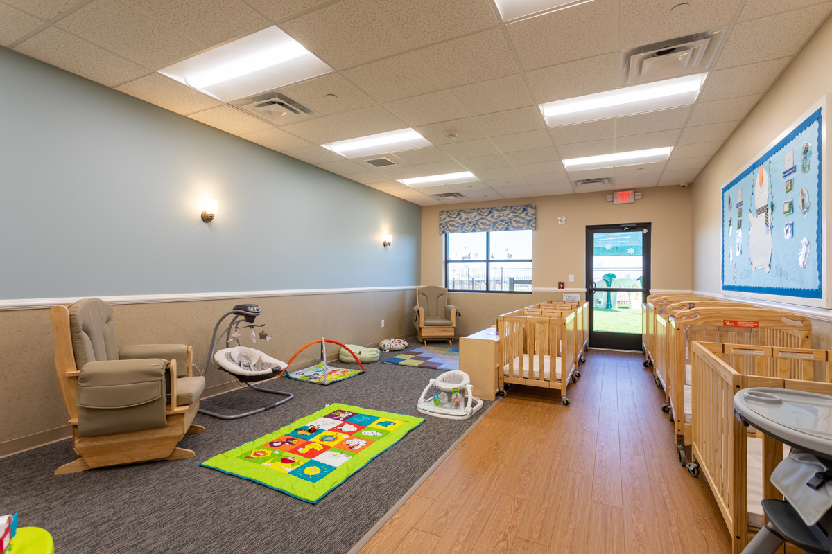 infant room at Lightbridge Academy, Gallatin, TN Pre-school Day Care Center