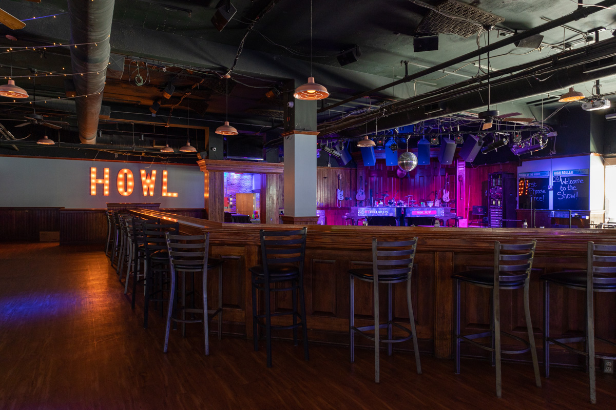 interior of Howl at the Moon Indianapolis, IN Night Club Bar and Live Music Venue