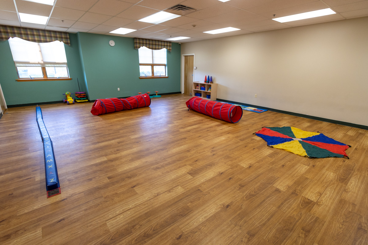 multi-purpose room at Lightbridge Academy, Flemington, NJ Pre-school Day Care Center