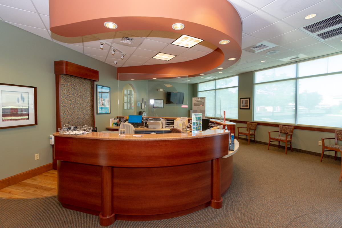 reception desk at Rosenberg Orthodontics in Newington, CT Dentist