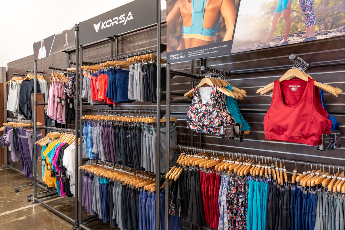 sports bras and shorts at Road Runner Sports, Tualatin, OR Running Shoe Store