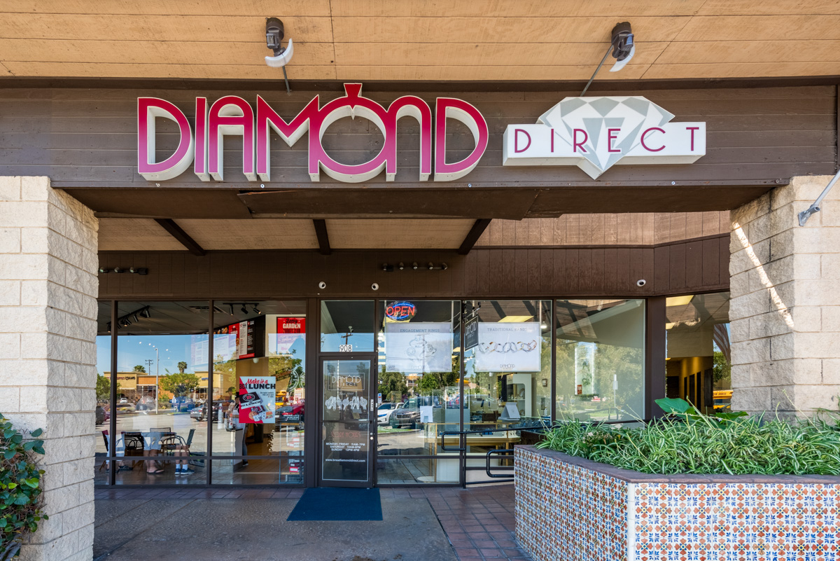 storefront at Diamond Direct, Brea, CA Jewelry Store