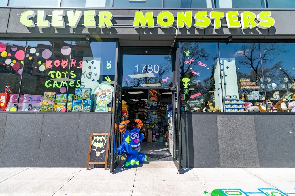 storefront of Clever Monsters, Brooklyn, NY Toy Store