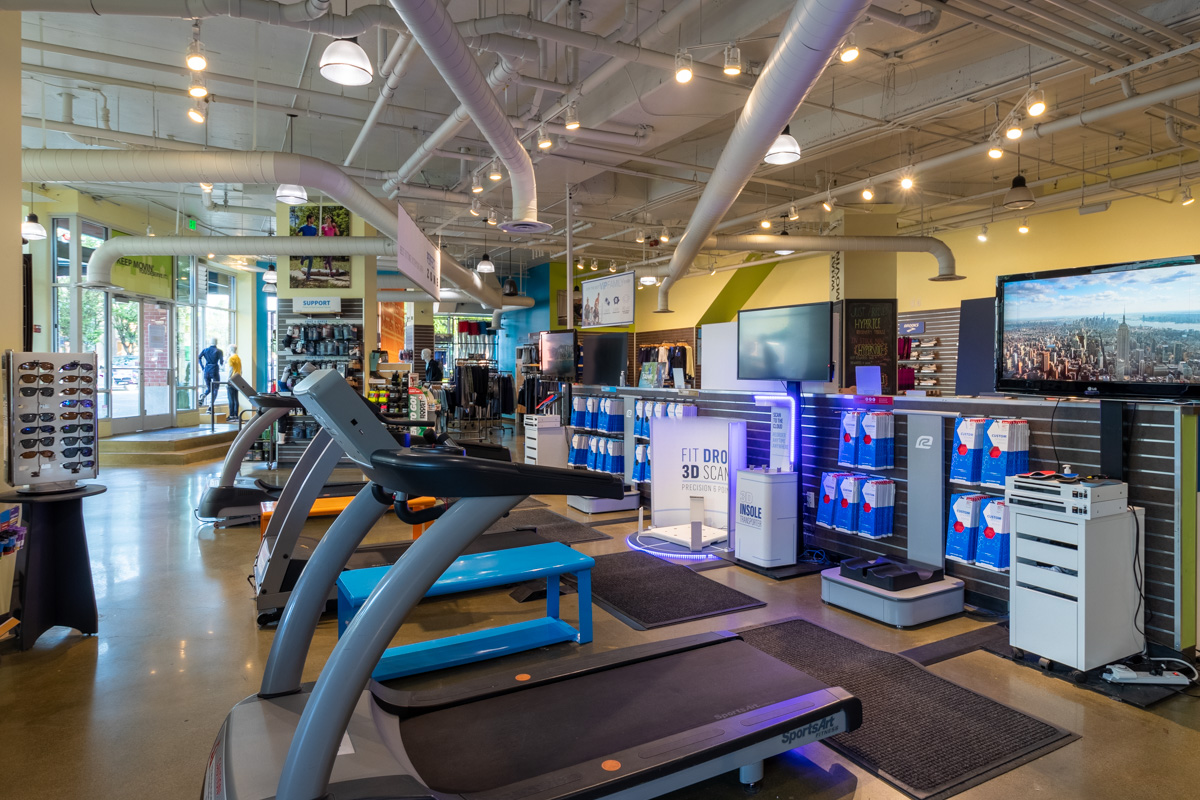 treadmills in Road Runner Sports, Seattle, WA Running Shoe Store