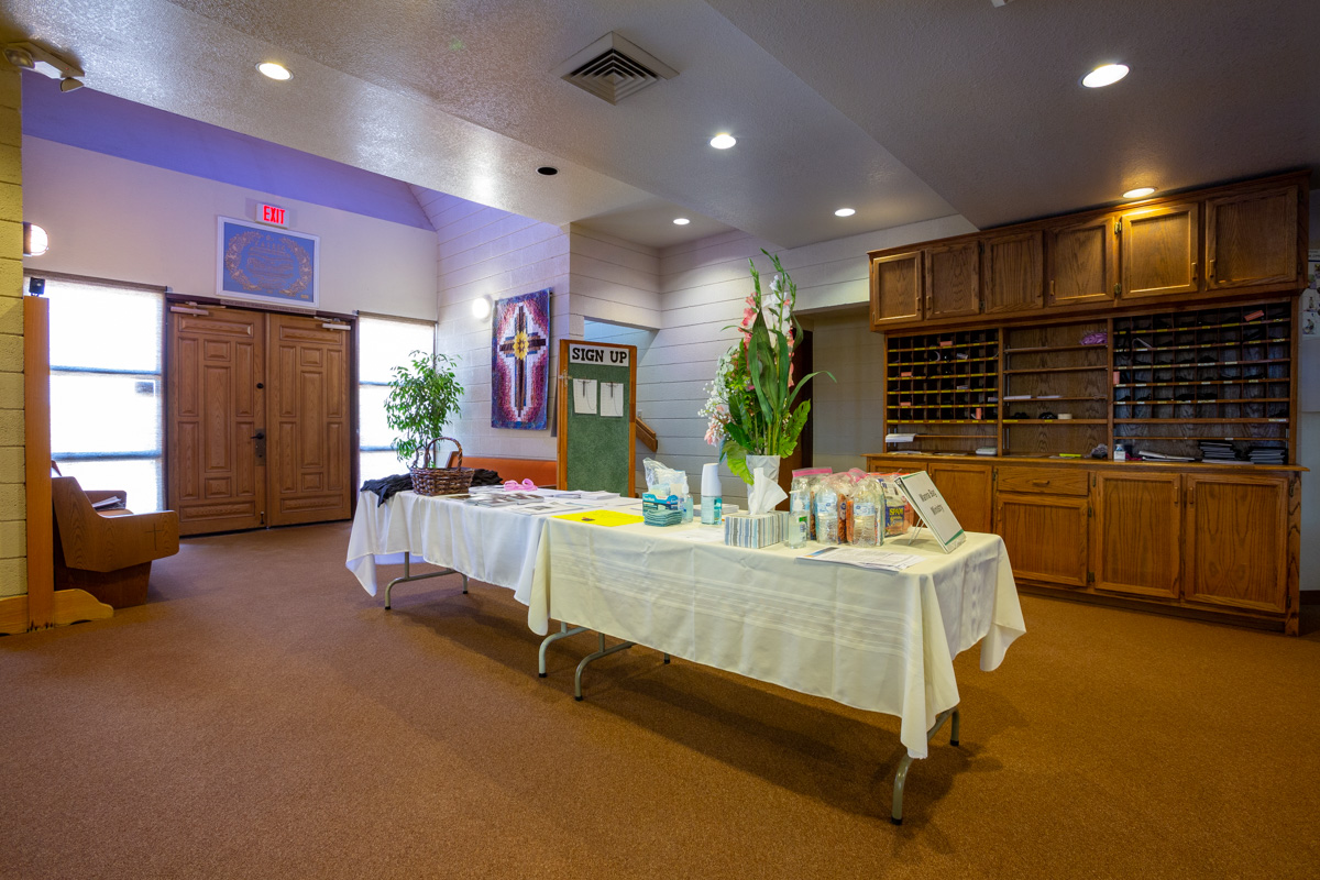welcome station at Central Lutheran Church, Arizona City, AZ Religious Place of Worship