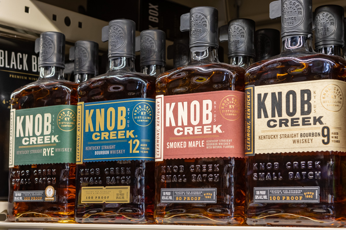 Knob Creek bourbon at Spirit Shop, Cherry Hill, NJ 360 Virtual Tour for Liquor Store