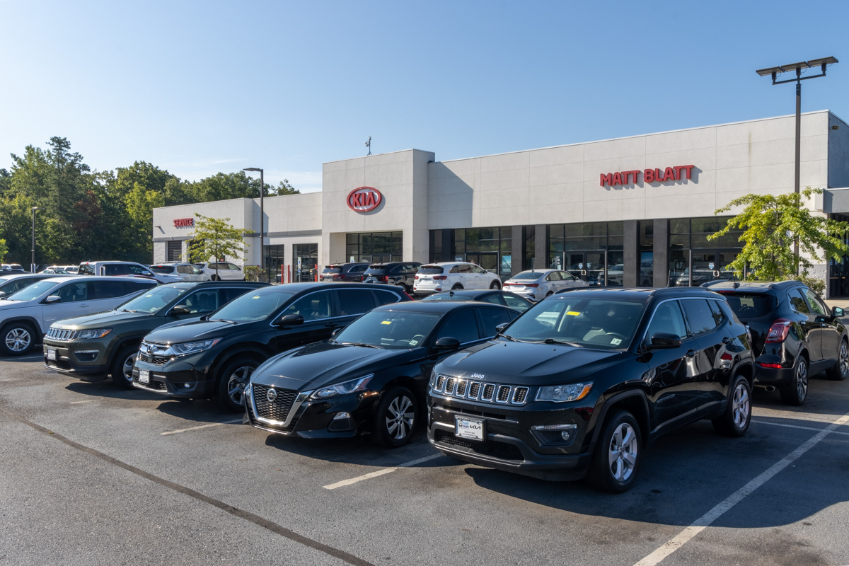 car lot at Matt Blatt Kia, Egg Harbor Township, NJ | 360 Virtual Tour for Car Dealership