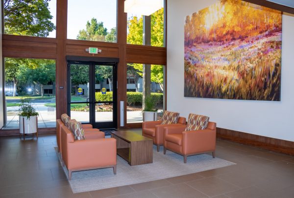 front lobby of Curtis Legal Group, Sacramento, CA 360 Virtual Tour for Personal Injury Attorney