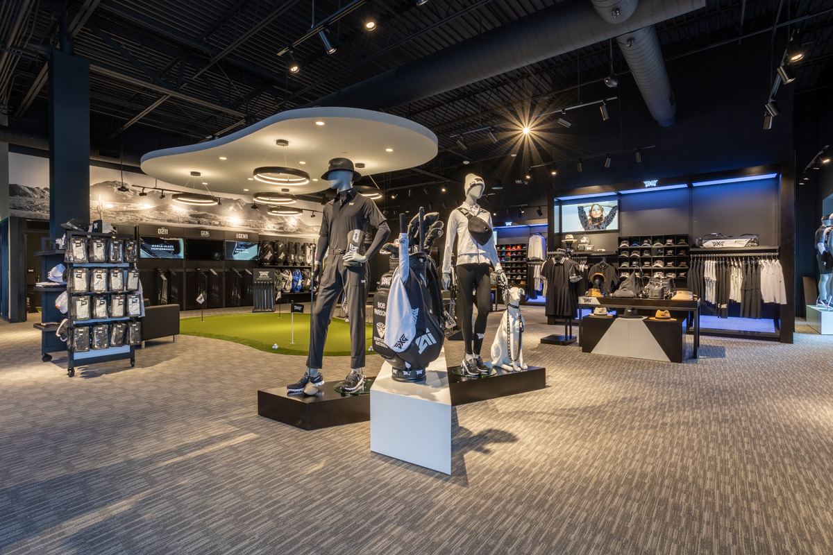 inside PXG Houston, TX 360 Virtual Tour for Golf Gear and Apparel