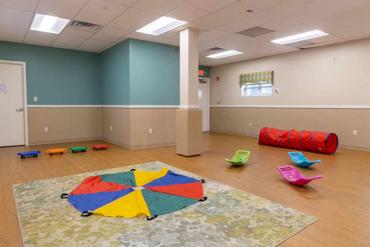 multi-purpose room at Lightbridge Academy, Bergenfield, NJ 360 Virtual Tour for Pre-school Day Care Center